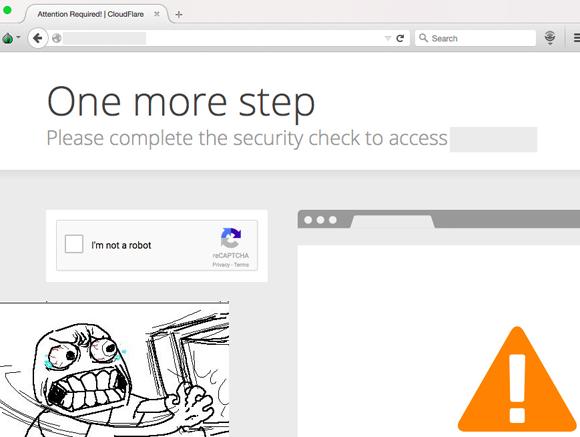 Капча от CloudFlare может преследовать вас по всему интернету Капча от CloudFlare может преследовать вас по всему интернету