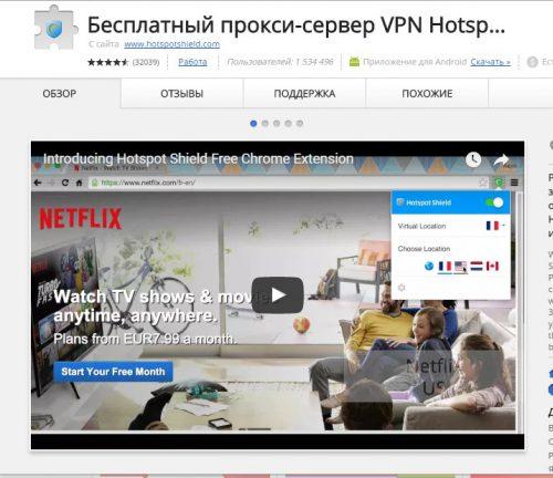 плагин Hotspot Shield плагин Hotspot Shield