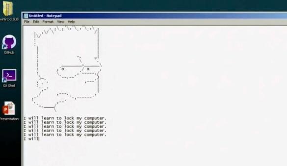 Автоматическое создание текстового документа с ASCII-графикой с помощью BadUSB Автоматическое создание текстового документа с ASCII-графикой с помощью BadUSB